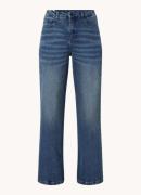 OPUS Mid waist wide leg jeans met medium wassing