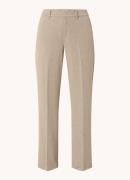 Rosner Mara high waist straight fit pantalon met lurex en steekzakken