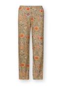 Pip Studio Blake mid waist straight fit pyjamabroek met bloemenprint