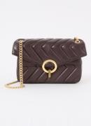 Sandro Crossbodytas van quilted leer