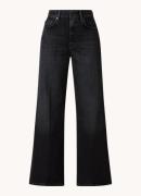 Acne Studios High waist flared jeans met gekleurde wassing