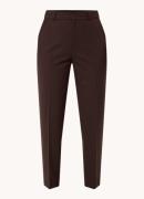 Vanilia High waist tapered fit pantalon in scheerwolblend