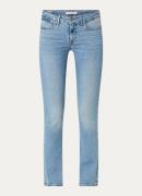 Levi's 712 mid waist slim fit jeans in lyocellblend met lichte wassing