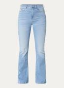 Tommy Hilfiger Sylvia high waist flared jeans met lichte wassing