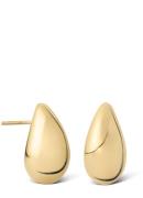 Casa Jewelry Drop Shiny oorstekers verguld