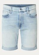 G-Star RAW Slim fit korte broek van denim met gekleurde wassing