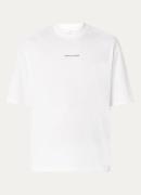 Armani Exchange T-shirt met logo- en backprint