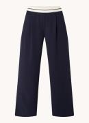 Reiss Cropped loose fit pantalon met steekzakken