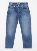 MAC Jeans Mid waist straight leg jeans met verwassen afwerking