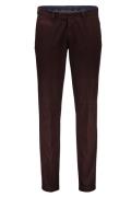 Pantalon Portofino bordeaux slim fit