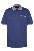 Poloshirt Bugatti donkerblauw met details