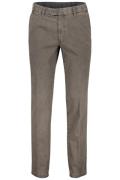 M.E.N.S. Madison pantalon donkerbruin flatfront