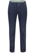 M.E.N.S. chino effen donkerblauw Madison