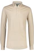 John Miller polo lange mouw sleeve 7 beige