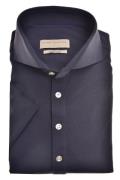 John Miller poloshirt korte mouw donkerblauw stretch slim fit