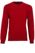 Pullover Alan Paine lamswol ronde hals rood