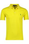 Polo Ralph Lauren poloshirt fel geel effen katoen normale fit