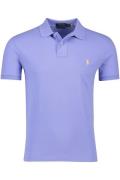 Polo Ralph Lauren polo 2 knoops slim fit blauw effen katoen