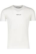 Replay t-shirt wit ronde hals