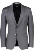 Hugo Boss colbert mix & match grijs effen wol slim fit