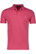 Polo Ralph Lauren polo met logo normale fit roze uni 100% katoen