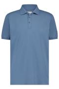 State of Art korte mouw polo wijde fit blauw