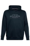 Tommy Hilfiger hoodie wijde fit donkerblauw Big & Tall