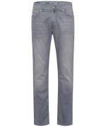 Pierre Cardin jeans Lyon grijs effen denim 5-pocket model