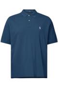 Poloshirt Polo Ralph Lauren normale fit blauw effen katoen