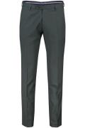 Club of Gents pantalon Mix & Match Slim Fit groen effen wol