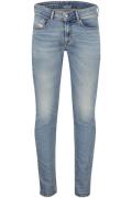 Diesel nette jeans sleenker blauw effen katoen