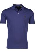 Polo Ralph Lauren poloshirt Custom Slim Fit navy effen katoen