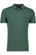 Polo Ralph Lauren polo Custom Slim Fit groen effen katoen