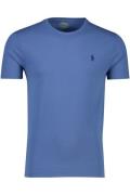 Polo Ralph lauren t-shirt blauw ronde hals normale fit katoen