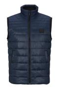 Hugo Boss Orange donkerblauw bodywarmer effen rits slim fit