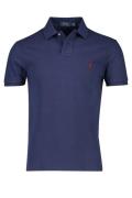 Polo Ralph Lauren Big & Tall polo normale fit donkerblauw effen katoen...