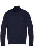 Polo Ralph Lauren Big & Tall coltrui donkerblauw effen 100% wol