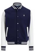 Polo Ralph Lauren vest ronde hals donkerblauw en vest knopen effen kat...