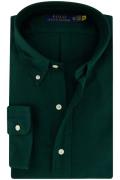 Polo Ralph Lauren casual overhemd normale fit groen effen katoen butto...