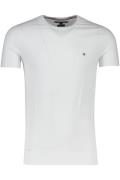 Tommy Hilfiger t-shirt wit effen extra slim fit