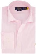 Polo Ralph Lauren casual overhemd slim fit roze gestreept 100% katoen