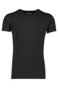 Tommy Hilfiger t-shirt effen katoen zwart