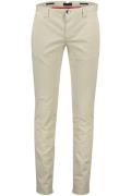 Katoenen Alberto beige chino Rob slim fit