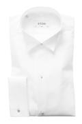 Eton smokingoverhemd Slim Fit piqué wit