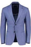 Roy Robson colbert blauw regular fit merinowol