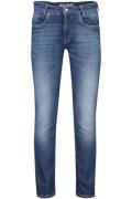 Mac jeans blauw effen denim Arne Pipe normale fit