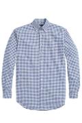 Polo Ralph Lauren Big & Tall overhemd normale fit blauw geruit katoen ...
