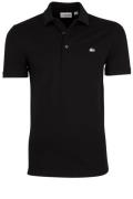 Lacoste polo Slim Fit stretch zwart