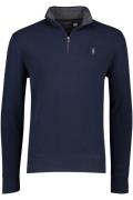 Polo Ralph Lauren trui navy half zip katoen