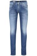 Replay 5-pocket Anbass blauw Slim Fit